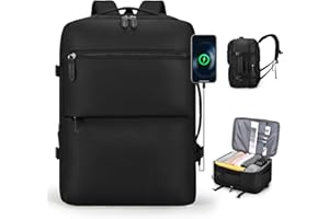 COSCOOA 6x13x17 inch Personal Item Bag for Budget Flight in Canada,15x33x43 cm Travel Bag,Expandable Travel Backpack