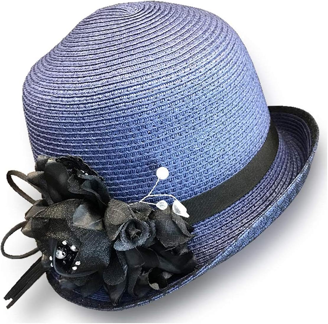 blue cloche hat