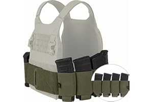 PETAC GEAR Elastic Cummerbund for Tactical Vest Stretch Cummerbund with 8 Pouches for FCPC LBT LBX
