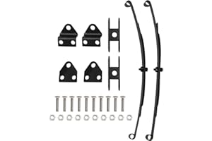 ShareGoo Hard Leaf Spring Suspension Steel Bar Kit Compatible with RC4WD D90 1/10 RC Rock Crawler