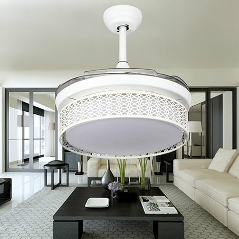 Lighting Groups Invisible Ceiling Fan With Led Light Remote