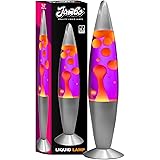 JAMBO 16" Beautiful Lamp- Purple with Yellow/Orange