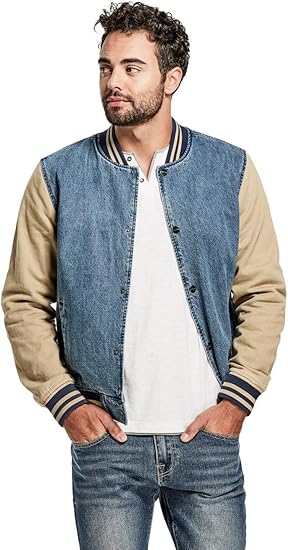 guess jacket mens amazon