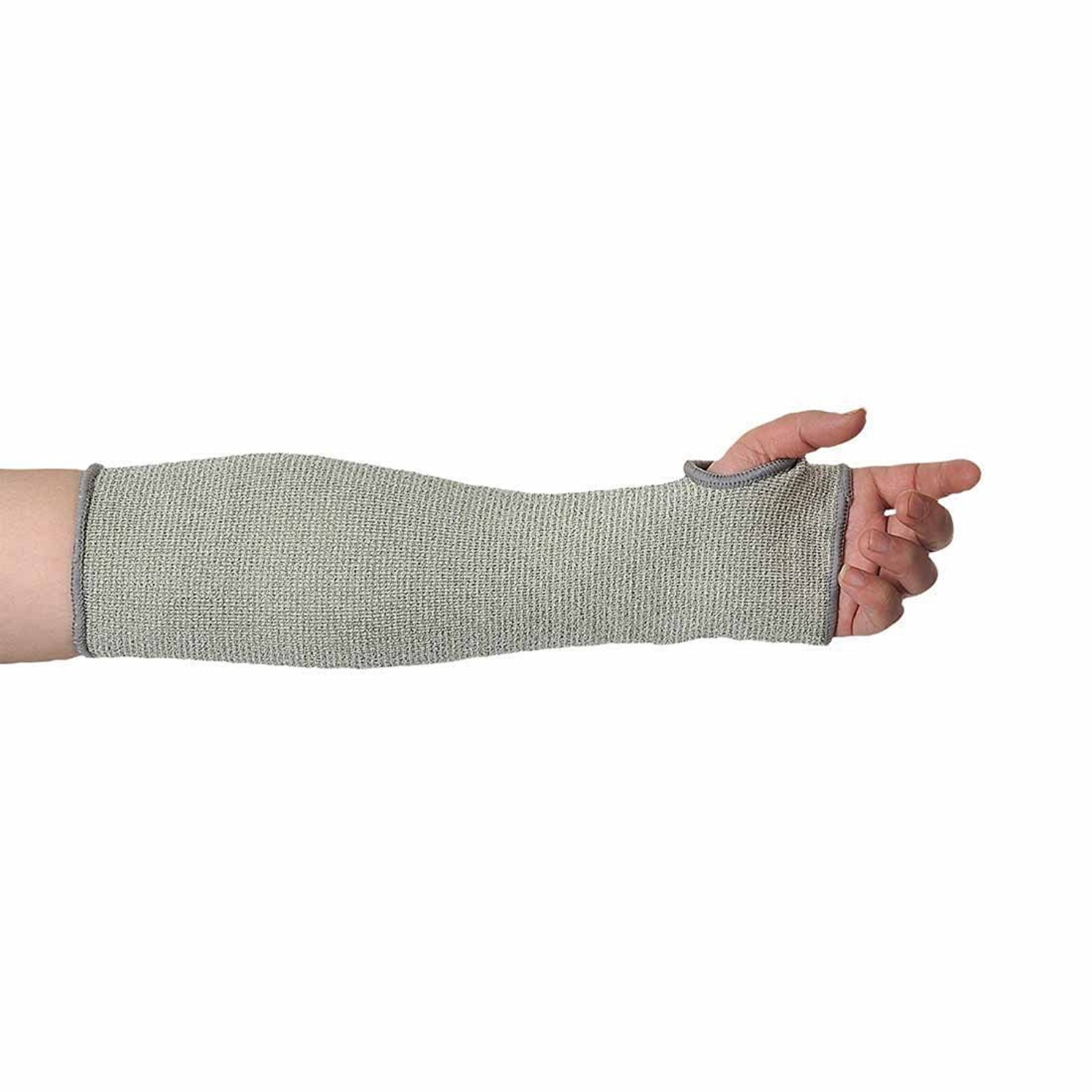 Portwest 14 inch (35cm) Cut Resistant Sleeve, Size: One Size, Colour: Grey, A689GRR