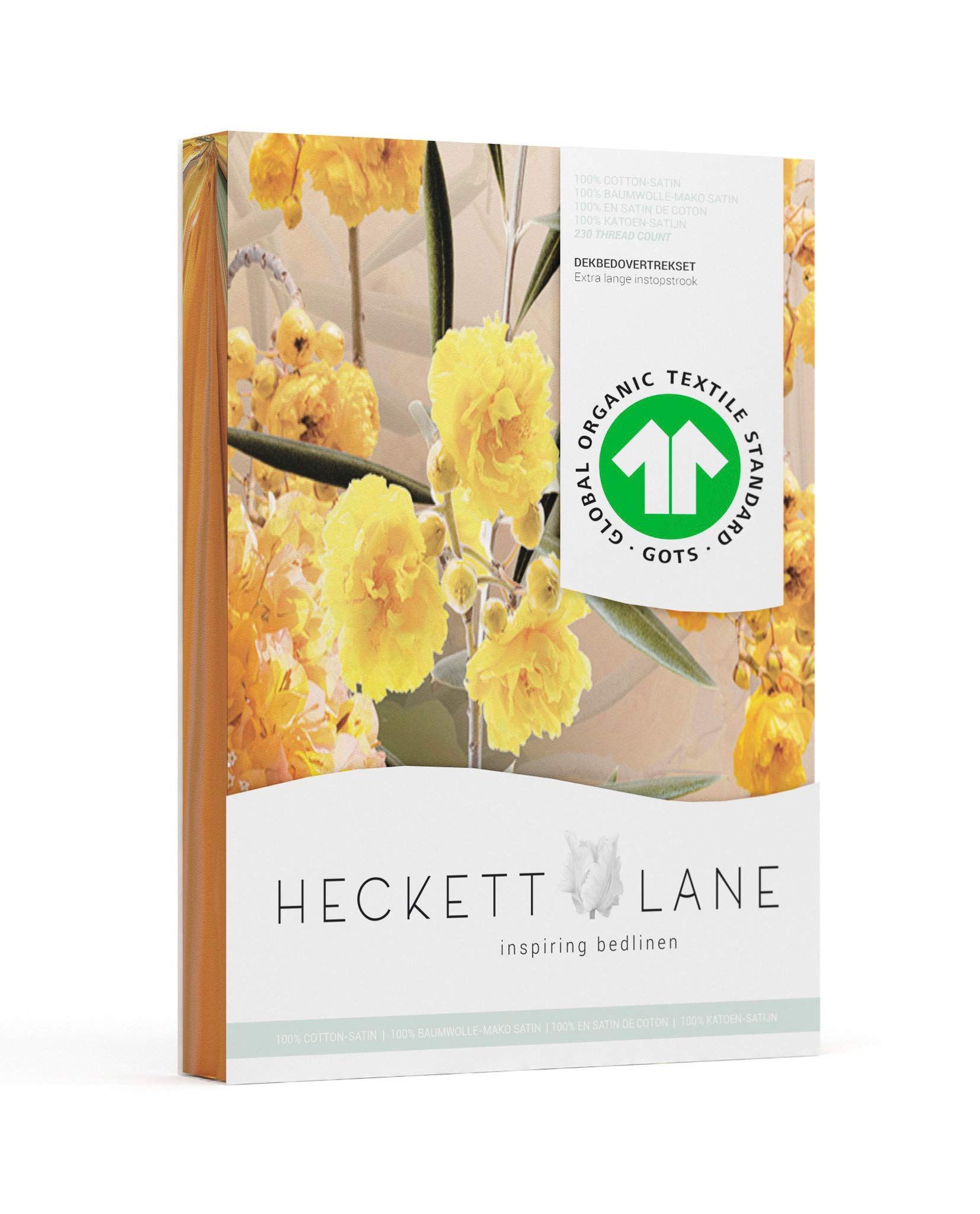 Heckett Lane Duvet cover Marva 200 Empire, Orange