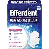 Efferdent Retainer &amp; Denture Cleaner Tablets and Dental Bath, 4 Tablets
