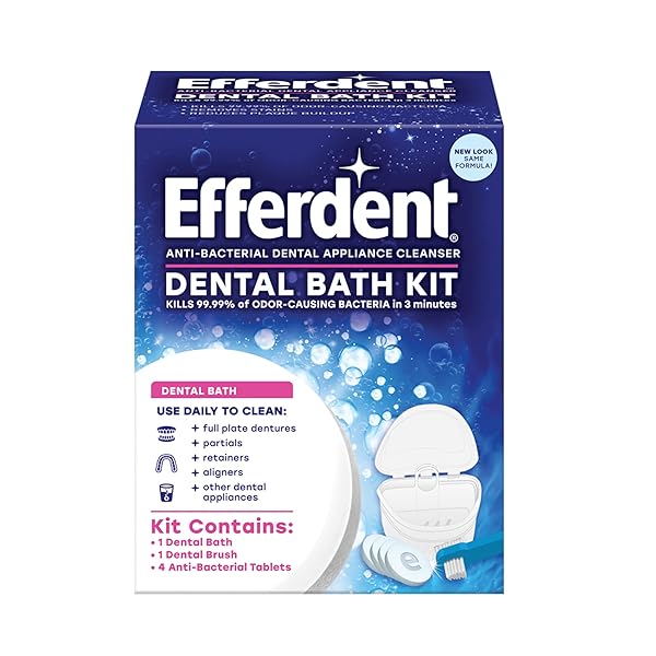 EFFERDENT RETAINER & DENTURE CLEANER TABLETS AND DENTAL...