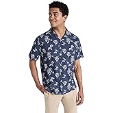 Vince Men's Ikat Floral Print Cabana S/S