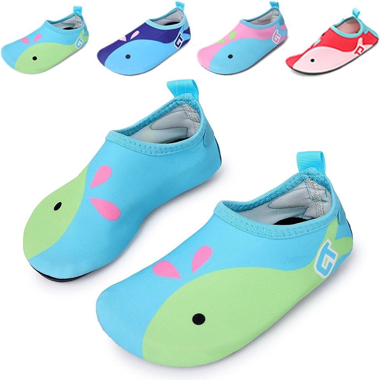 Amkun Kids Water Shoes Swim Shoes Mutifunctional Quick Drying Barefoot Aqua Socks for Beach Pool