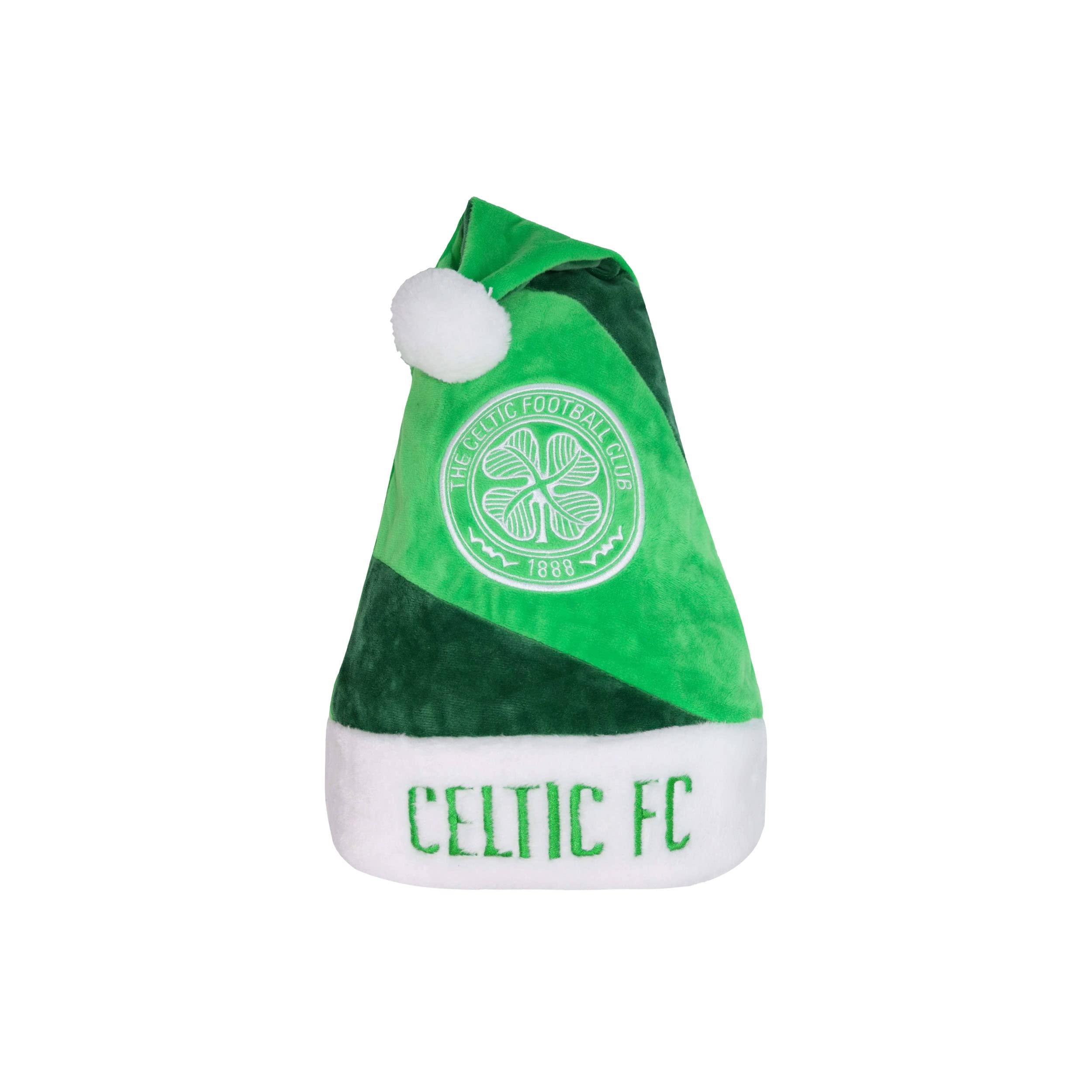 FOCO SPFL Football Celtic Fan Christmas Xmas Santa Hat