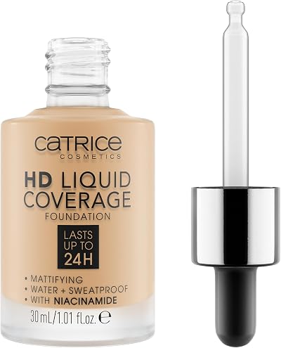 Catrice HD Liquid Coverage Foundation Nude 036 Long-Lasting Matte 30 ml