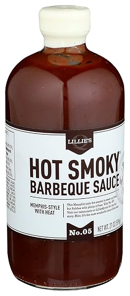 LILLIE’S Q BARBEQUE SAUCES & RUBS HOT SMOKY, 21 OZ