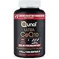 Qunol CoQ10 100mg Softgels Ultra 3X Better Absorption Coenzyme Q10 - Antioxidant Supplement for Vascular and Heart Health & Energy Production - 8 Month Supply - 240 Count