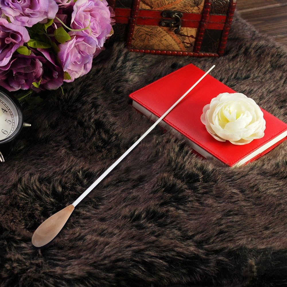 Music Conductor Baton, Pearwood Handle Metal Concert Conductor Baton for Choral Symphony Concert, As shown in the picture - Image 4