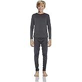 Rocky Thermal Underwear for Boys Cotton Knit Thermals Kids Base Layer Long John Pajamas Set