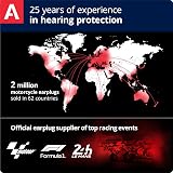 Alpine MotoSafe Race Earplugs - Motorcycle Motorbike Hearing Protection - view 6