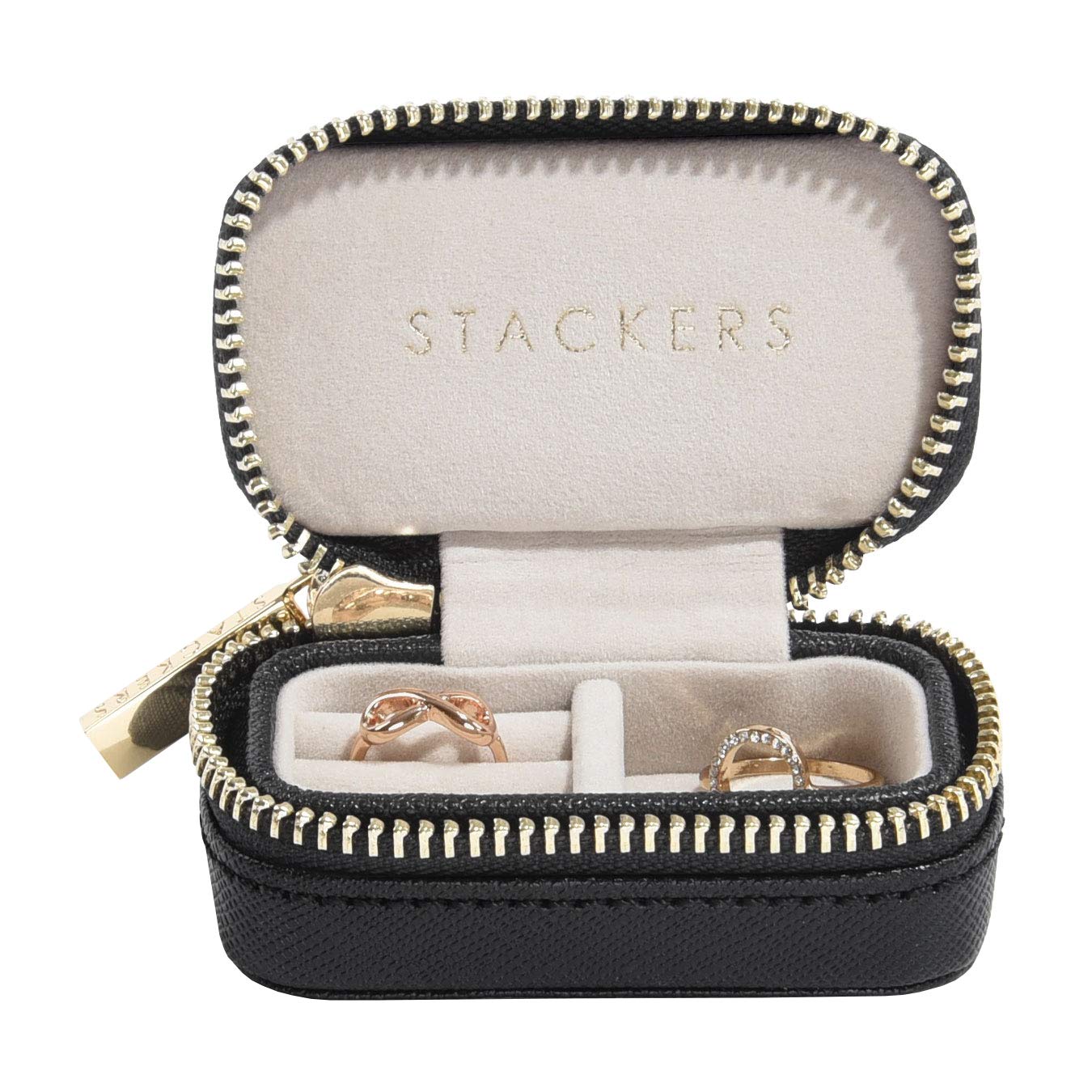 Stackers Black Petite Travel Jewellery Box