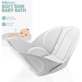Frida Baby Soft Sink Bath, Sink Bather, Easy to Clean Bather That Supports Baby's Head
