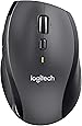 Logitech M705 Marathon Wireless Mouse – Long 3 Year Battery Life, Ergonomic Sculpted Right-hand Shape, Hyper-fast Scrolling and USB Unifying Receiver, for Computers and Laptops, Dark Gray