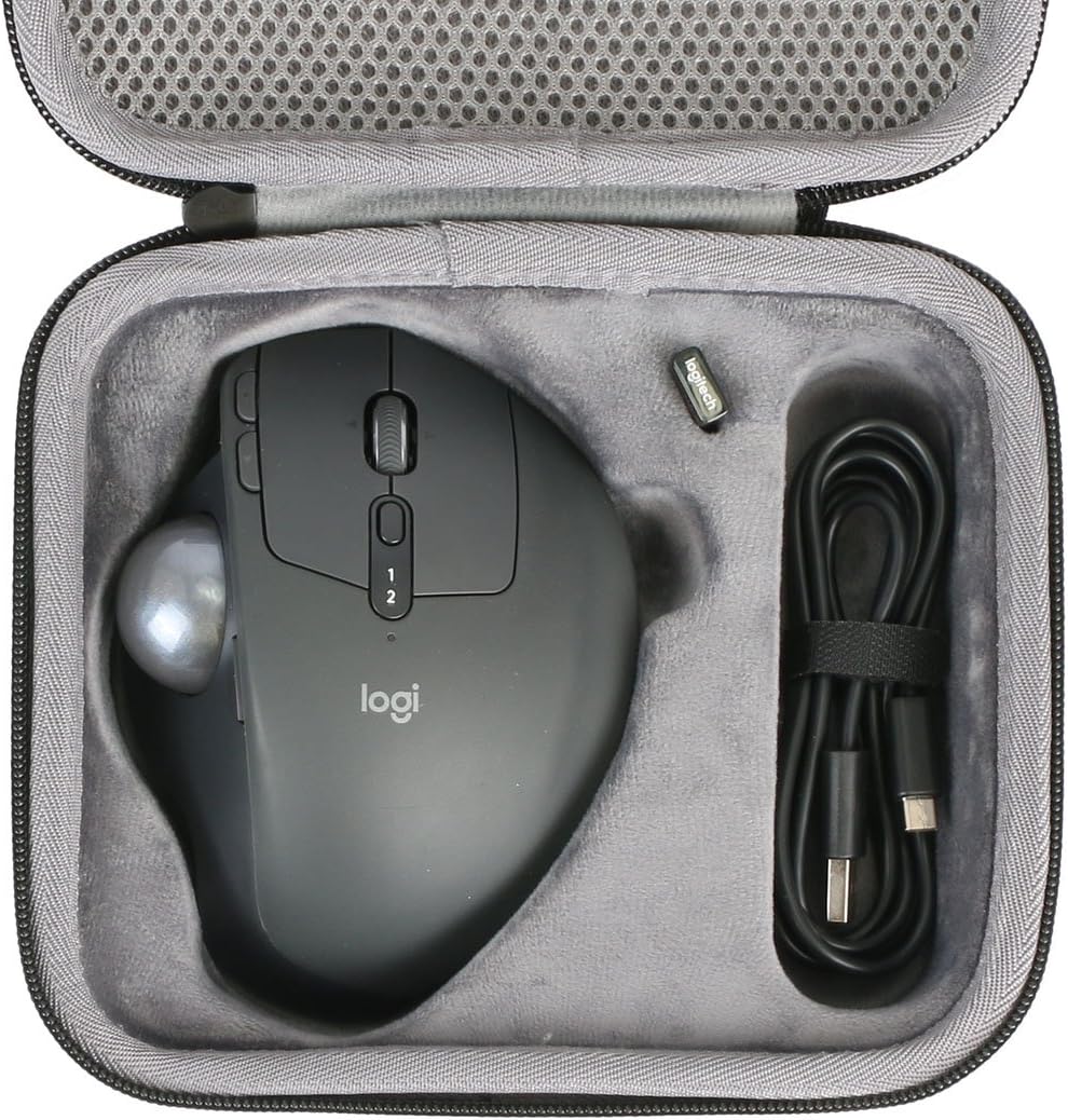 co2CREA Hard Travel Case for Logitech MX Ergo/Ergo M575 /M575S /M570 /M501 Trackball Wireless Mouse,Case Only - Image 3