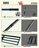 Signstek Lawn Leveling Rake Stainless Steel 45x10 Ground Plate view 4