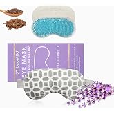 2in1 Heated/Ice Eye Mask Moist Heat Eye Mask Lavender Flaxseed Sinus Pillow | Microwavable for Dry Eye,Styes,Sinus Pain,Headache,Migraine,Puffy or Swollen Eyes Irritated and Inflamed Eyelid Bumps