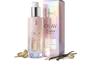 Olay Super Body Oil for Women 5-in-1 Oil + Serum for Luminous Skin, 4 fl oz | Complex with Jojoba Oil, Squalene Oil, Bakuchio