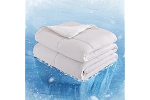 NEXHOME PRO Lightweight Cooling Comforter Queen,Organic Natural Viscose from Bamboo Duvet Insert 8 Corner Tabs, All Season Bedding Blanket for Hot Sleepers (90"x 90")