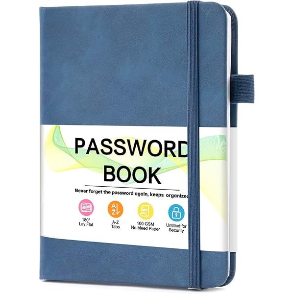 Password Book With Alphabetical Tabs: Large Print , Internet Password Book , Alphabetical - View #2