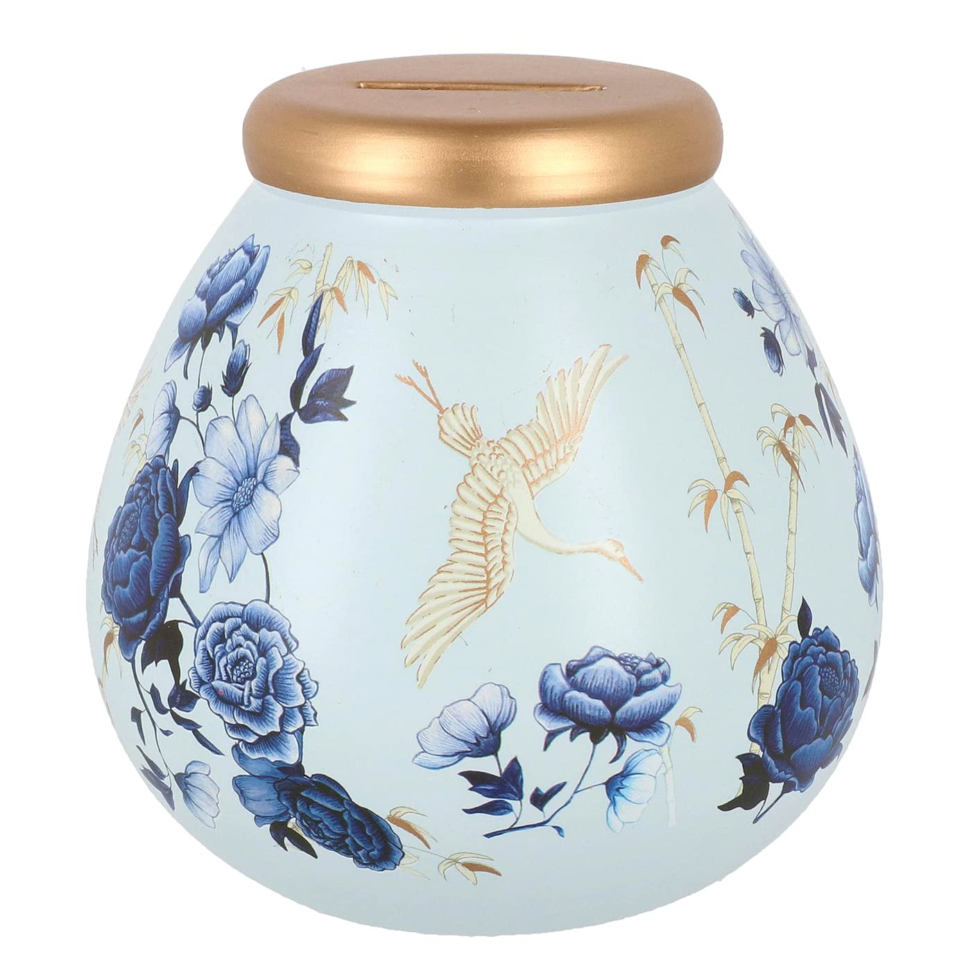 Pot Of Dreams Ceramic Money Pot Smash Money Box Savings Jar - Blue