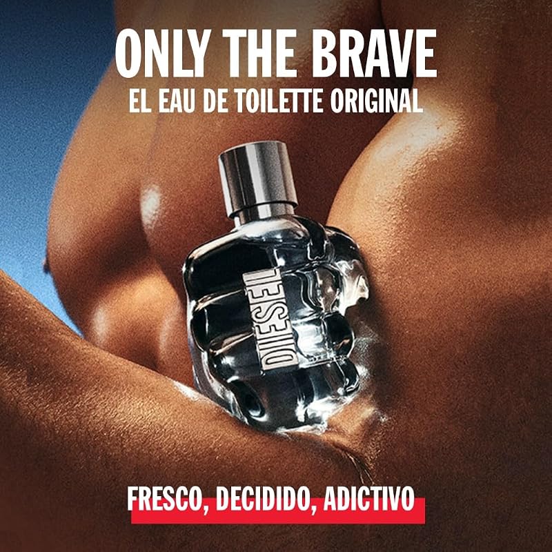 Diesel only the brave eau de toilette para homens em spray 50 ml