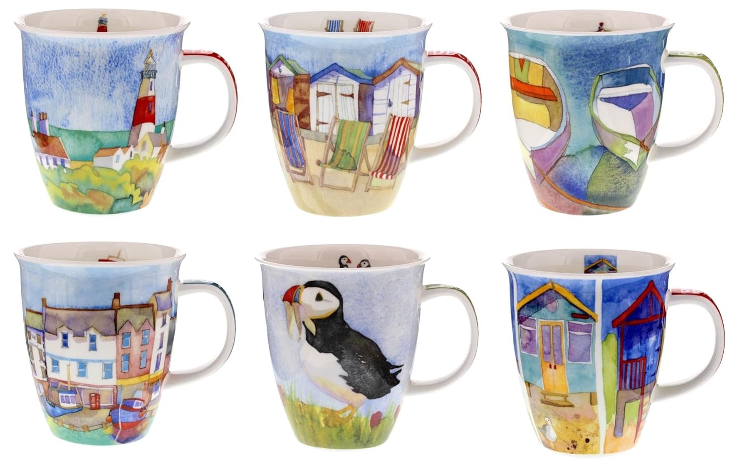 Dunoon Nevis Fine China by The Coast Mug Cup Various Designs 480ml 16