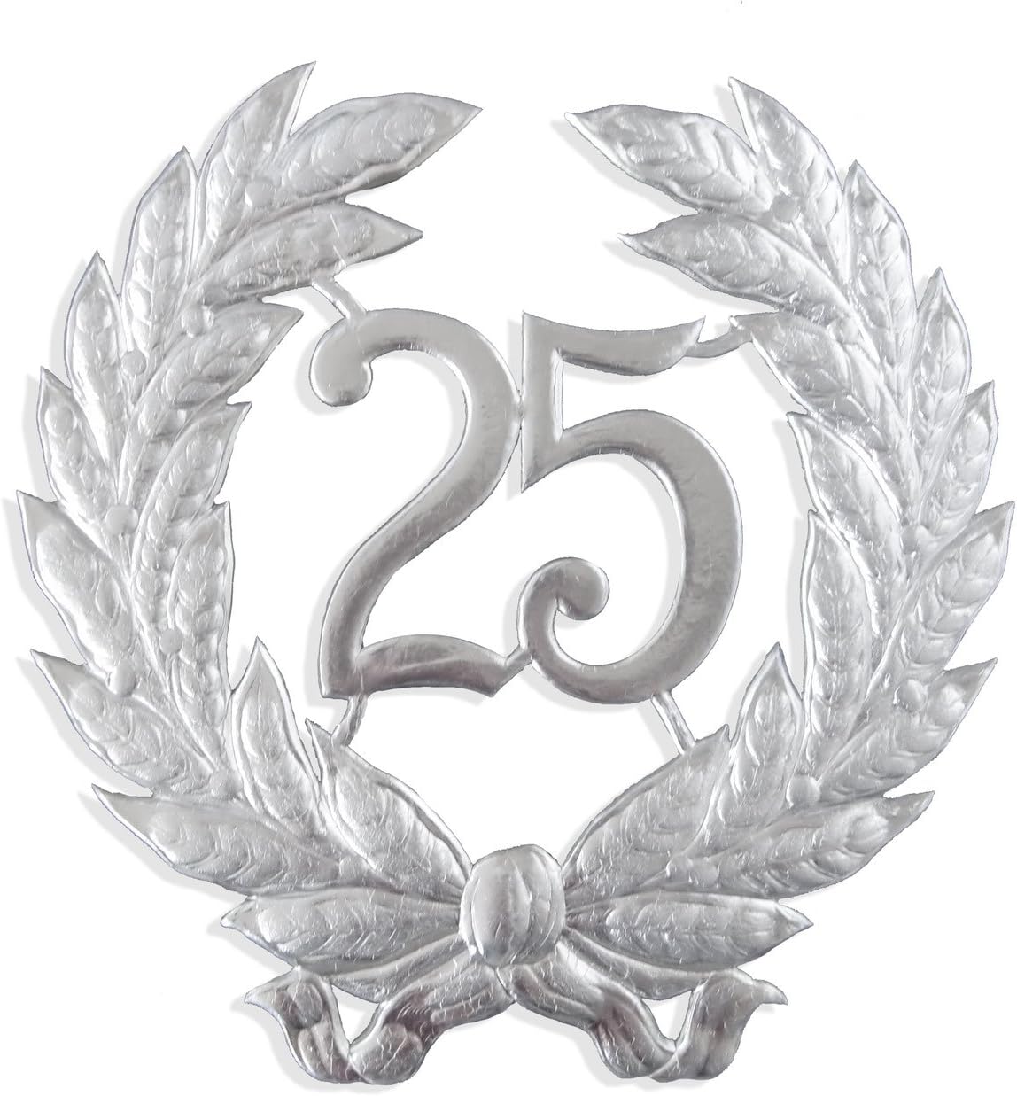 Kunze Dresden Party Anniversary Jubilee Number 25, 16-1/8-Inch, Silver