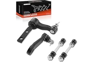 A-Premium Set of 6, Front Sway Bar Link, Idler Arm, Pitman Arm, Compatible with Ford F-150 97-03, F-150 Heritage 04, F-250 97