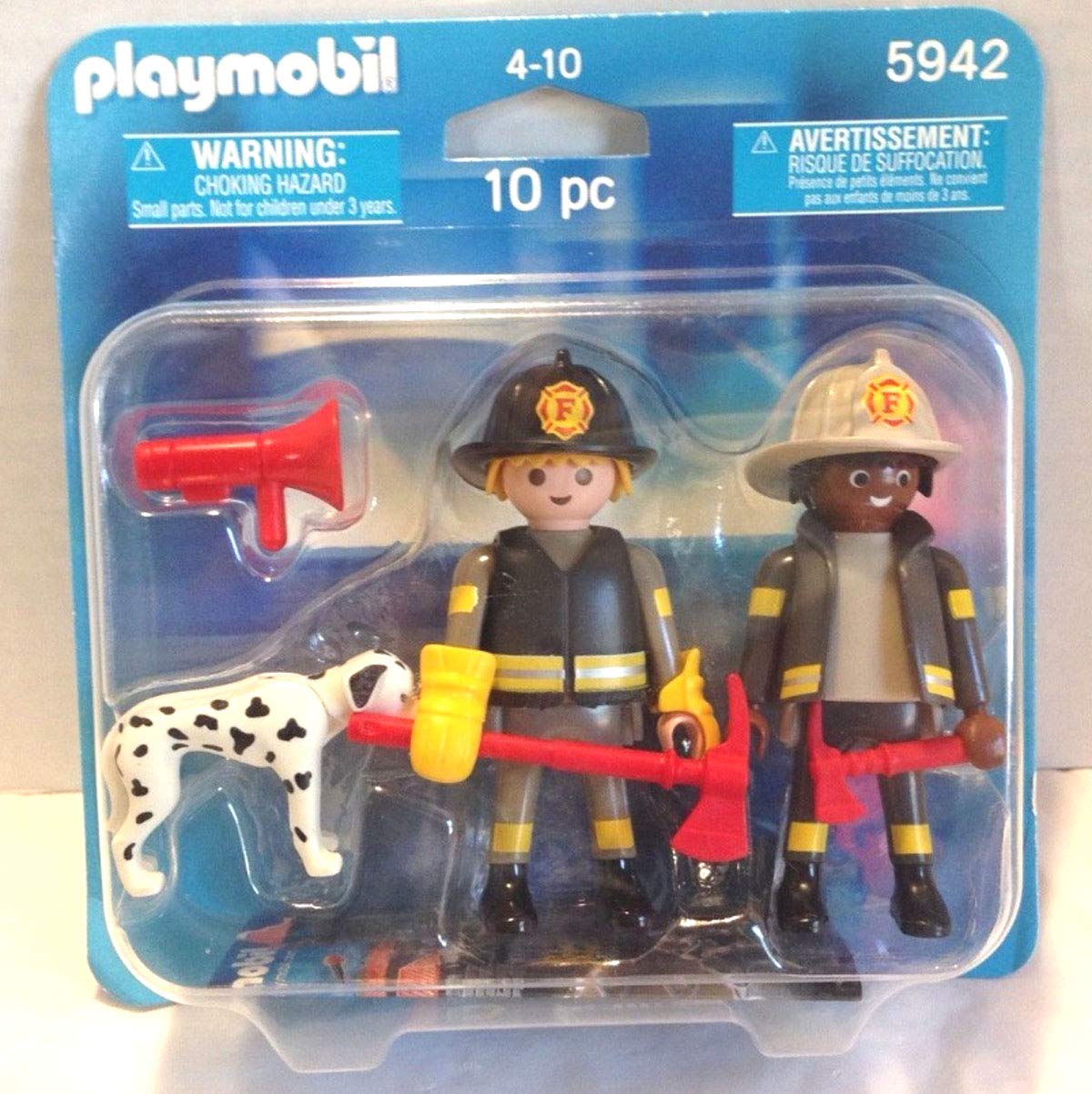 Playmobil Duo_Pack 5942 American Fire Brigade with Dalmatian