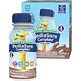 Pediasure Complete Reduced Sugar, 33% Less Sugar, Nutritional Supplement, 4 X 235 ml, Chocolate, 940 ml. Multi-colored