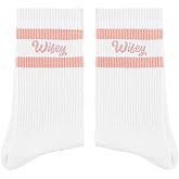 Geyoga Wifey Wedding Socks for Women Cotton Bride Socks Valentine's Day Gift for Bridal Engagement Wedding Shower Party Favor