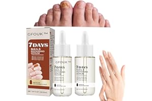 FAGOBYX 7 Days Nails Repairing Serum,Nail Serum For Growth And Repair For Damaged Nails,Nail Repair Oil Solution,Stronger Nails In 1 Week Nail Strengthening Treatment(2pcs)