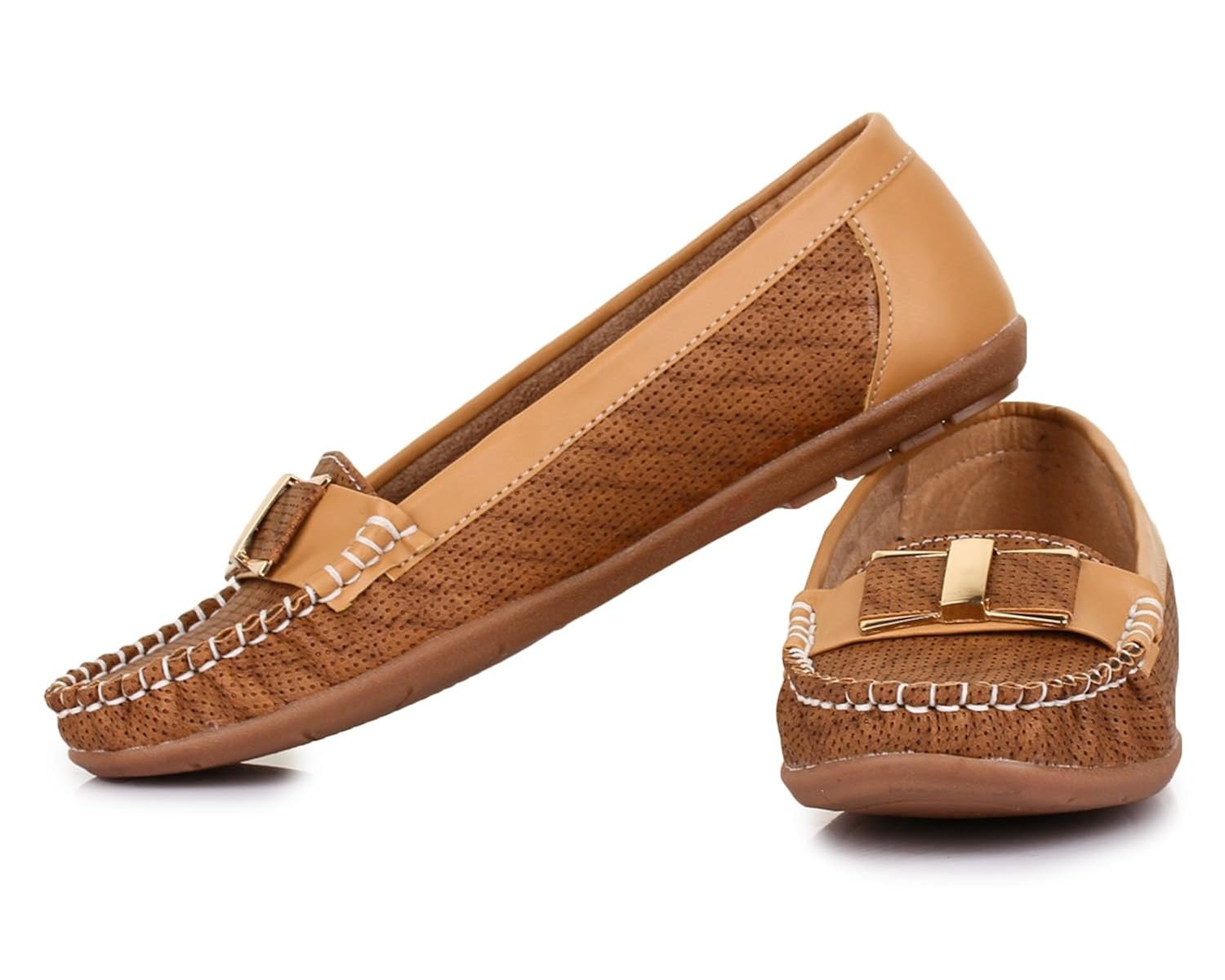 trase women's synthetic leather loafers