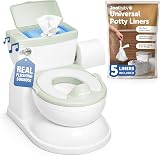 Jool Baby Real Feel Potty with Wipes Storage Sage Transition Seat
