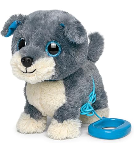 Perro De Peluche Interactivo Con Correa De Control Remoto – Camina, Ladra, Mueve Cola Y Cabeza, Incluye Accesorios (Paxney)