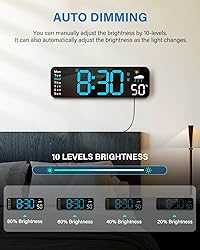 Digital Wall Clock, Digital Clock Large Display