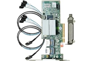 SAS HBA Card PCIe SATA Expansion Card Compatible with H200 and LSI 9211-8i IT Mode, SAS Expander Support, 8-Port 6Gbps, PCIe 