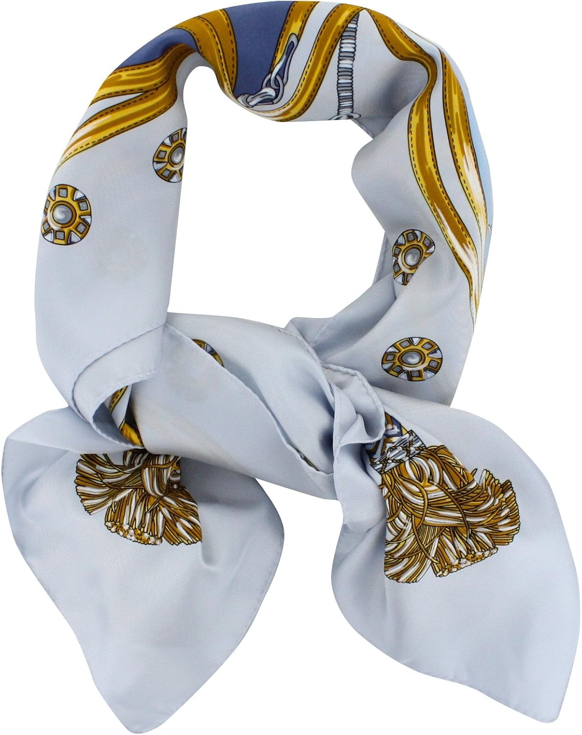 Silk Scarf, French design"Equestrian", Square, 35"x35", 100 Silk Twill