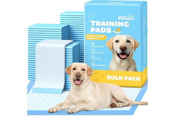 100-Pack X-Large Puppy Pads - 34" x 28" Pee Pads for Dogs Potty Training with Leak-Proof Quick-Dry Design, 6-Layer Blue Dog P