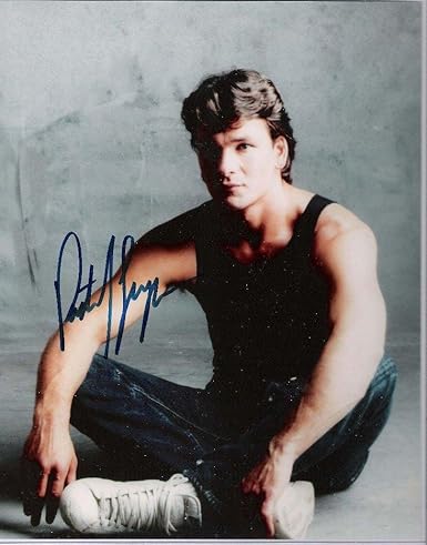 PATRICK SWAYZE "DIRTY DANCING" Signed 8x10 Color Photo at Amazon's