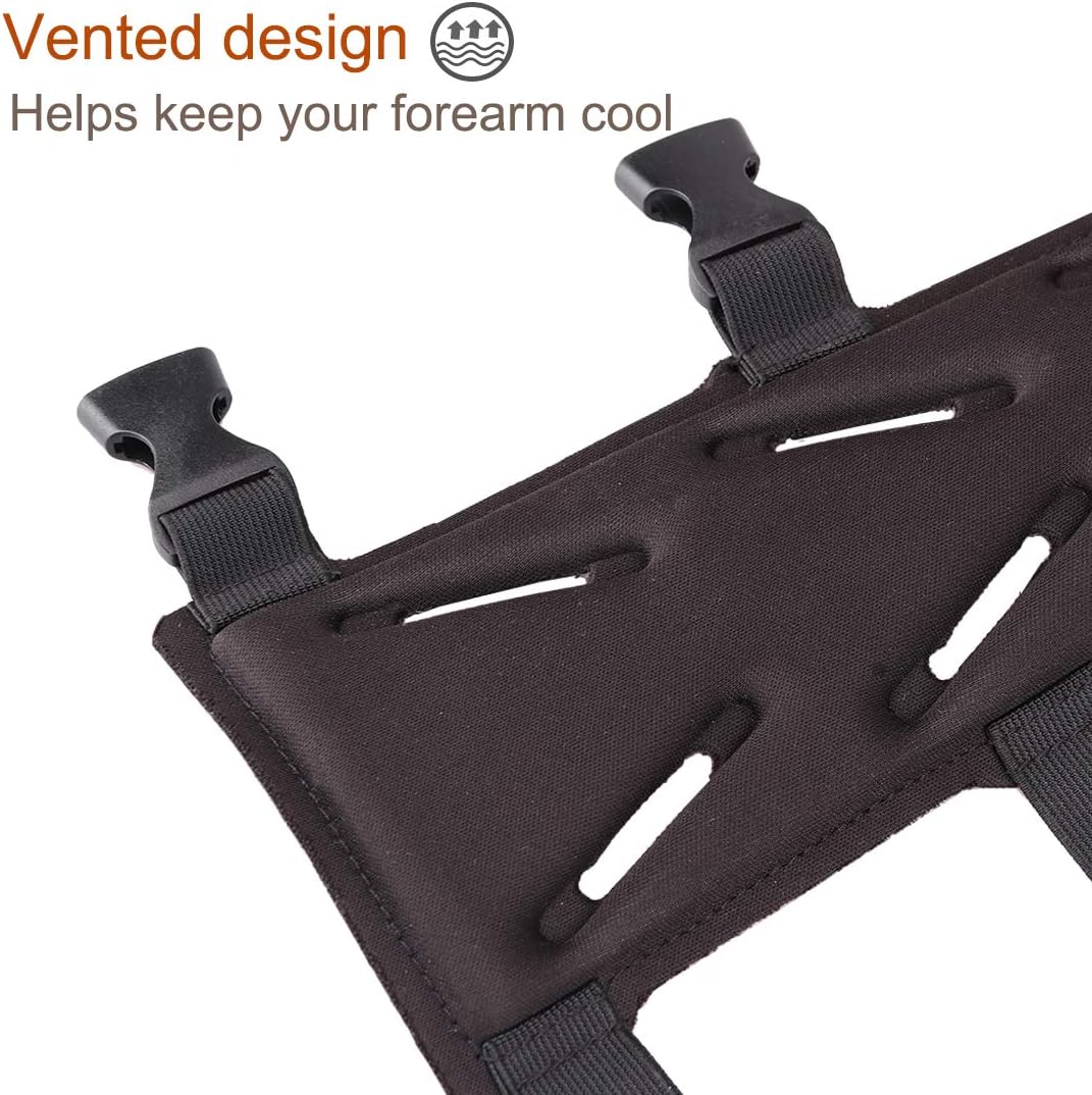 KRATARC Archery Arm Guard Adjustable Protective 3-Strap Accessory Lightweight Hunting Target Shooting Adult Unisex : Sports & Outdoors