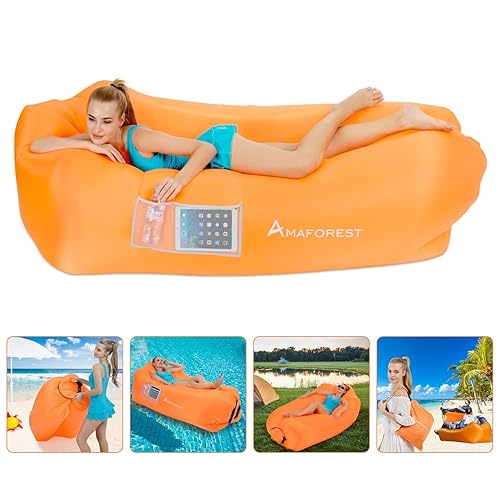 Inflatable Lounger Air Sofa Hammock-Inflatable Couch Air Chair
