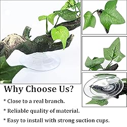 PINVNBY Reptile Corner Branch Resin Climb Tree