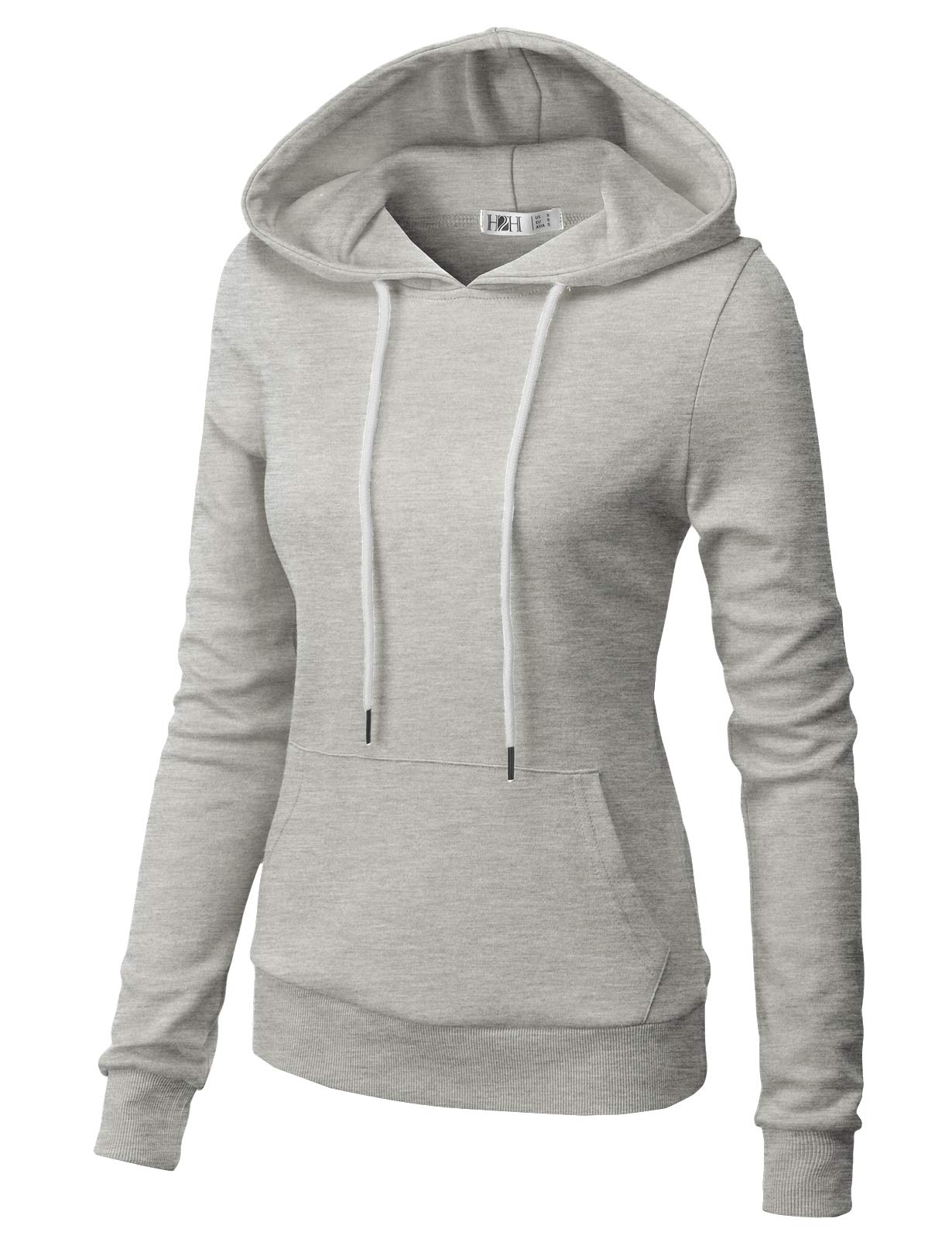 H2H Womens Active Slim Fit Zip up Long Sleeve Hoodie Jacket Shopping Skys